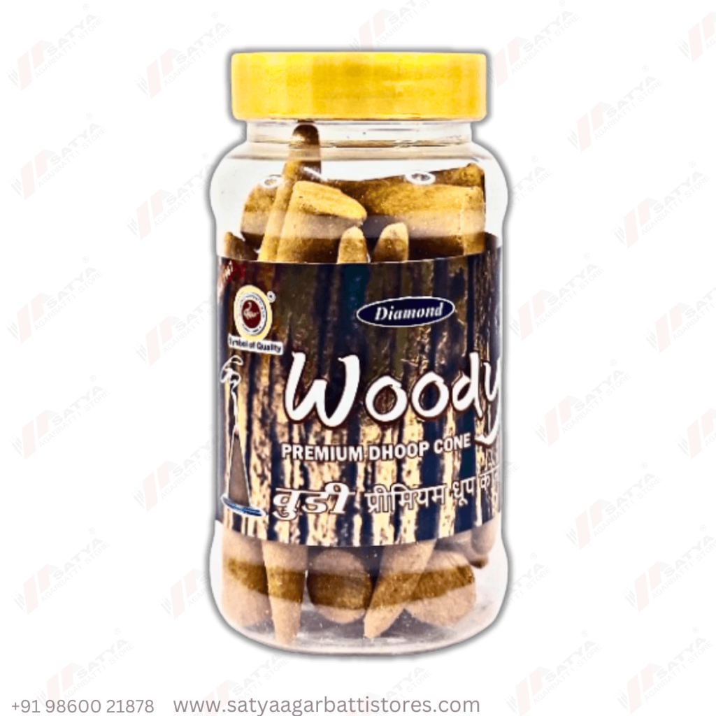 Diamond-Woody Cone Dhoop 100gm