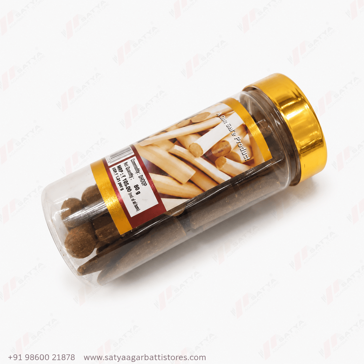 Trishala Chandan Cone Dhoop 80gm - Image 3