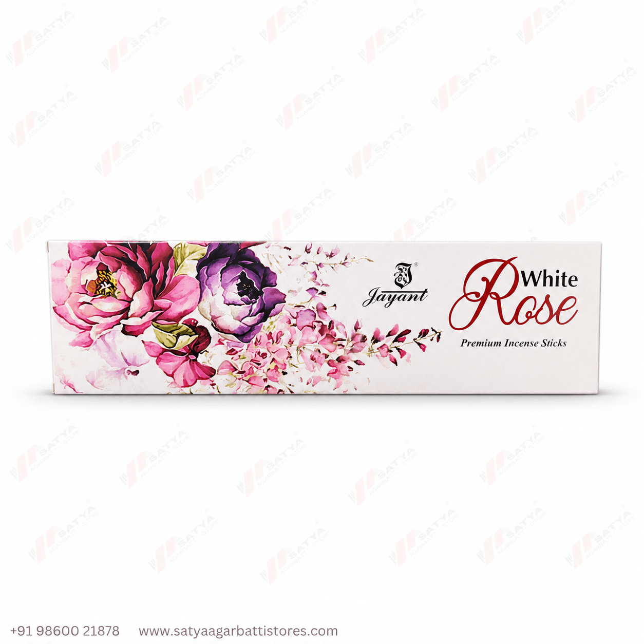 White Rose Agarbatti 100gm - Image 2