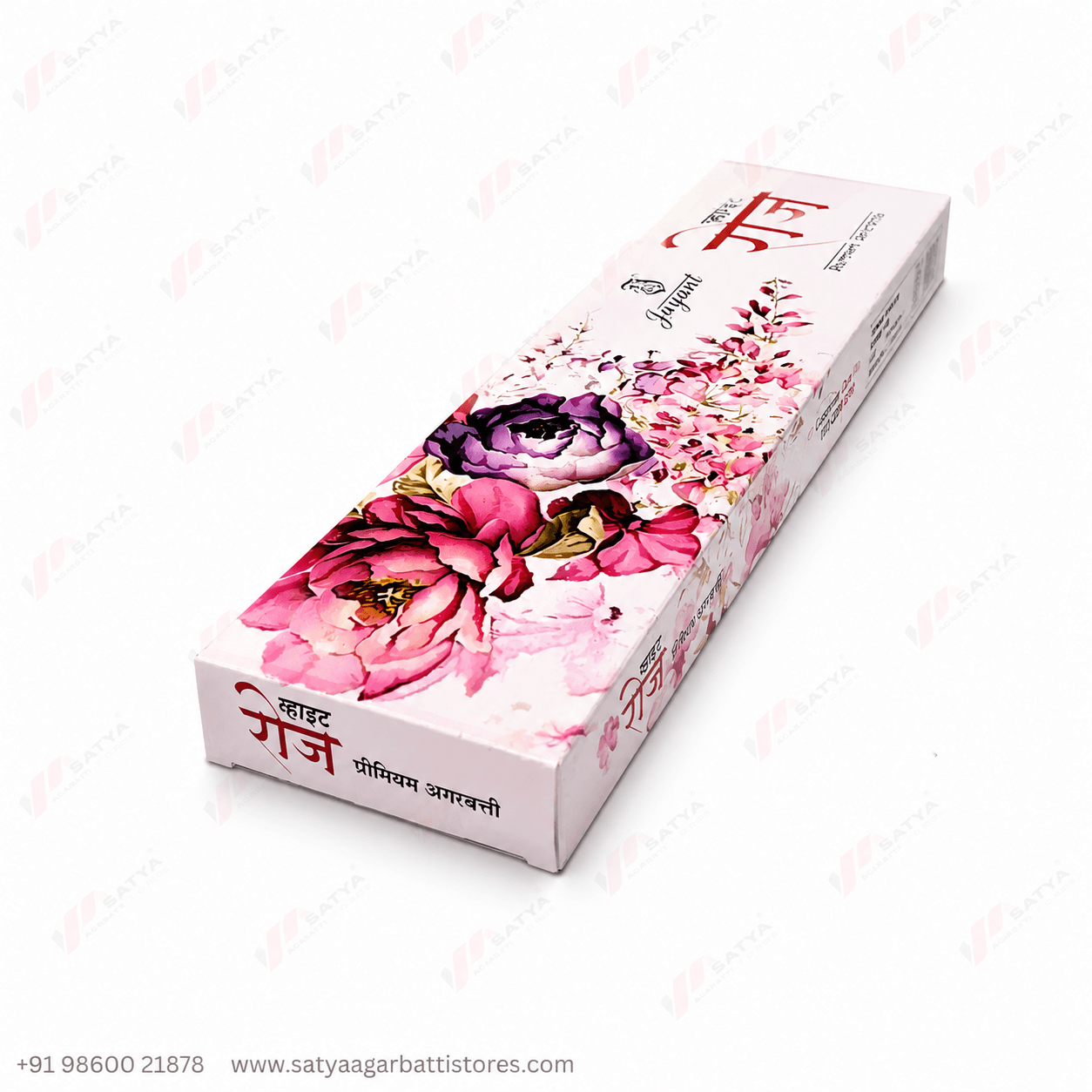 White Rose Agarbatti 100gm - Image 3